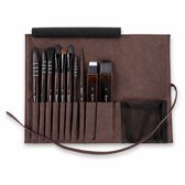 Giorgione Professionele Aquarel Penselen set 10-delig met Luxe Etui – Voor Aquarel, Gouache en Acryl - penselenset - kwasten
