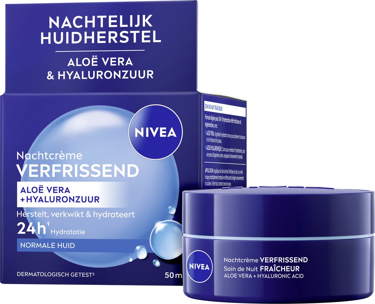 Nivea Essentials Hydraterende Nachtcrème Normale tot Gemengde Huid 50ML