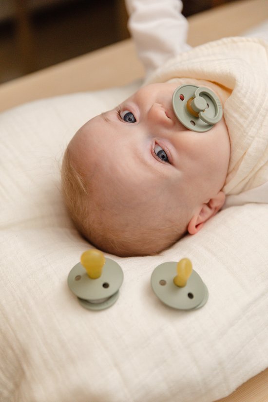 BIBS - Colour Fopspeen - Anatomisch - Maat 2 - Vanilla/Cloud - Duopack van BIBS — afbeelding 4