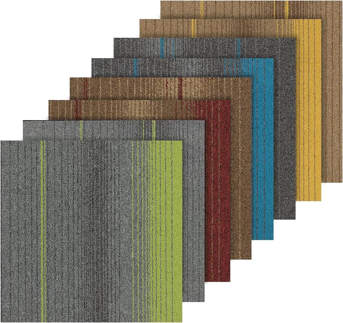 Tapijttegels - Vloerbedekking Tegels - Ruimte Vernieuwen - Zelfklevend Antislip - 50x50 cm