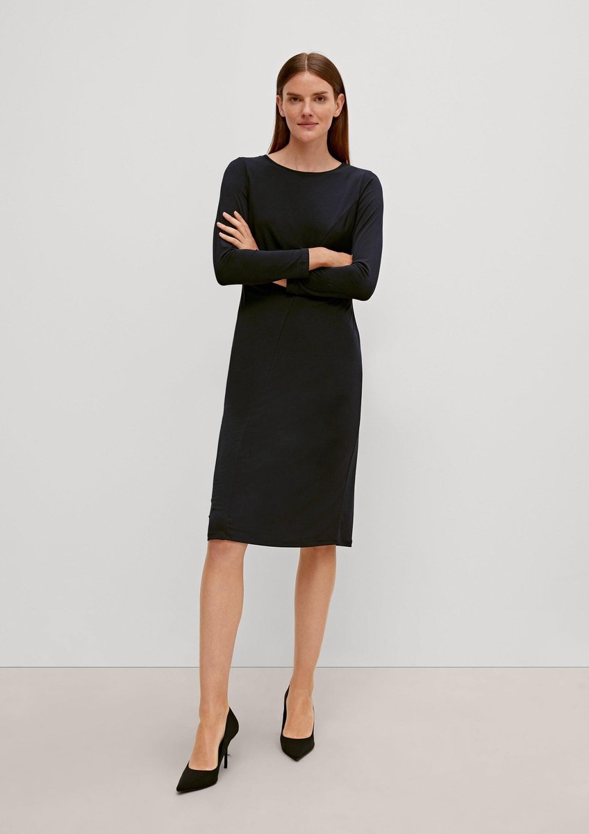 comma - female - Jerseykleid mit Raffung