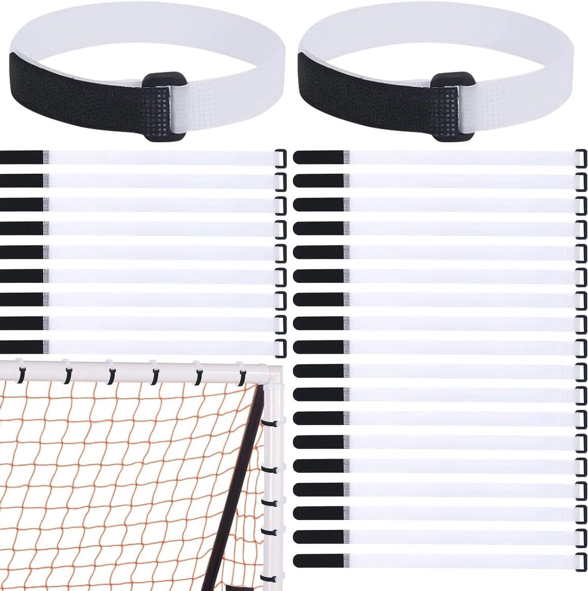 1194x1200.jpg Voetbal Doel Net Bandjes - Bevestiging Ties - Sportveld Opzetten - Verbeterde Grip Anti-slip - 50 stuks - Niet gespecificeerd - Afbeelding 1