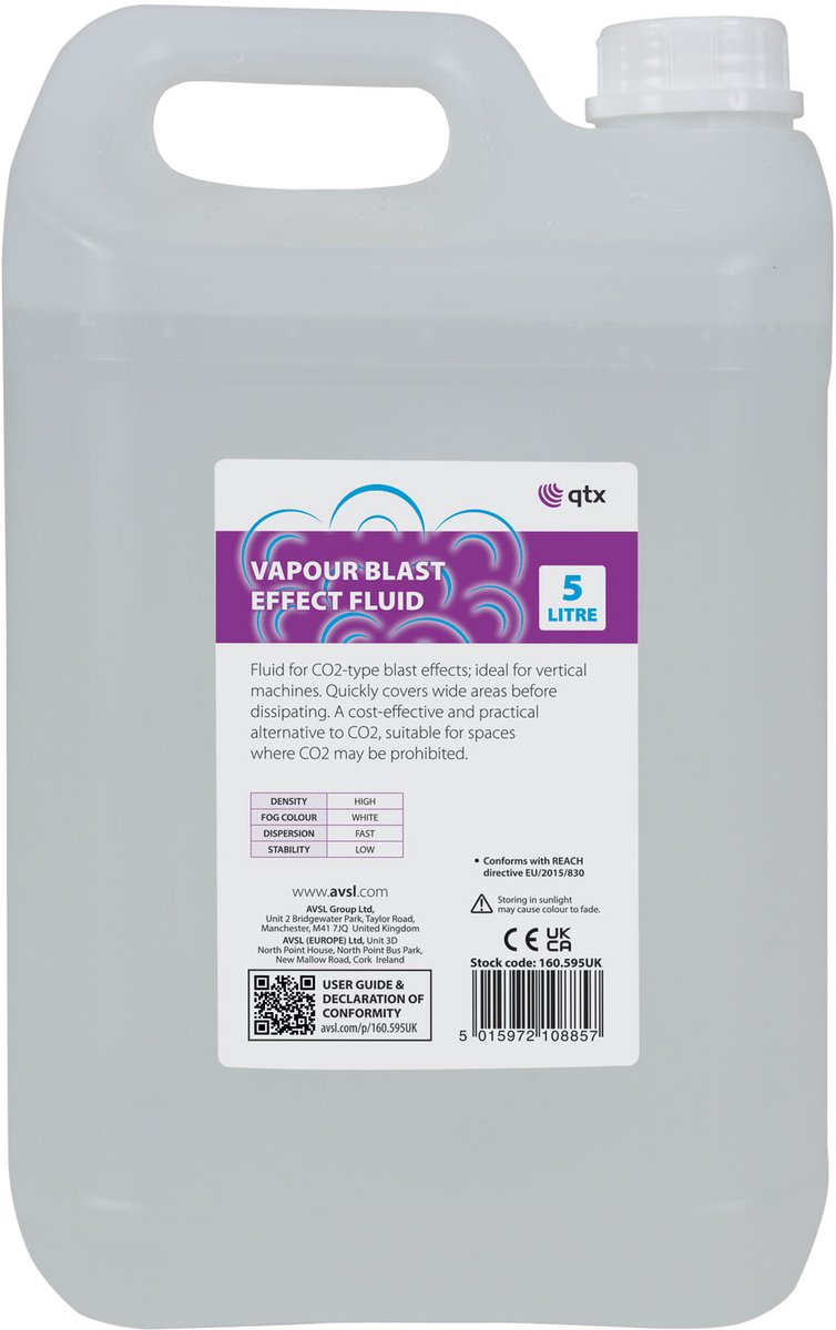 Qtx CO2 effect vloeistof 5 liter