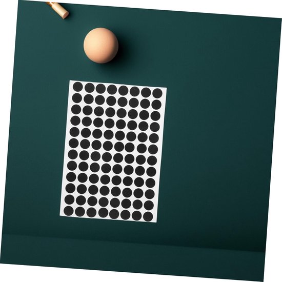 Pooltafel Stickers - Biljart Reparatiepatch - Nauwkeurig Plaatsen Bal - Duurzame Kwaliteit - 16 x 11.5 cm - Zwart van Merkloos — afbeelding 4