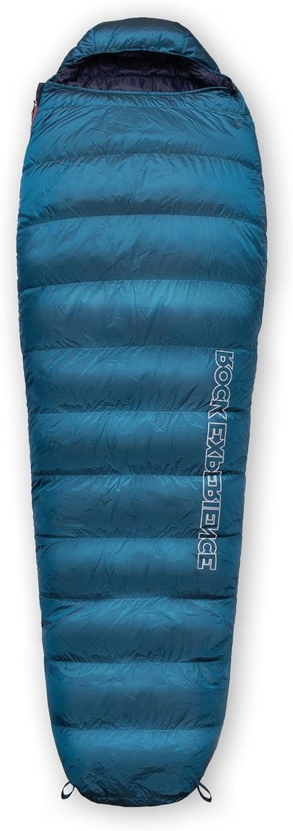 Reis Slaapzak - Lichtgewicht Slaapzak - Kamperen en Wandelen - Brede Mummievorm - 215 x 75 x 60 cm - Blauw