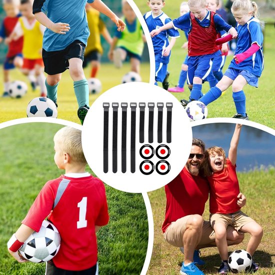 Voetbal Training Discs - Agility Markers - Sport Behendigheid Trainen - Verstelbare Banden - 4 Stuks - Meerkleurig — afbeelding 4