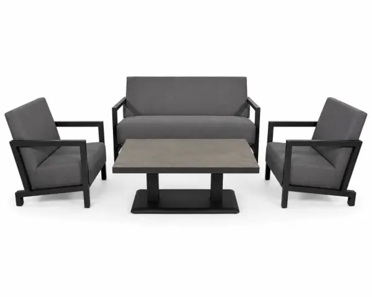 Outdoor Living | All weather loungeset Verona | All Weather | 5-persoons loungeset | grijs