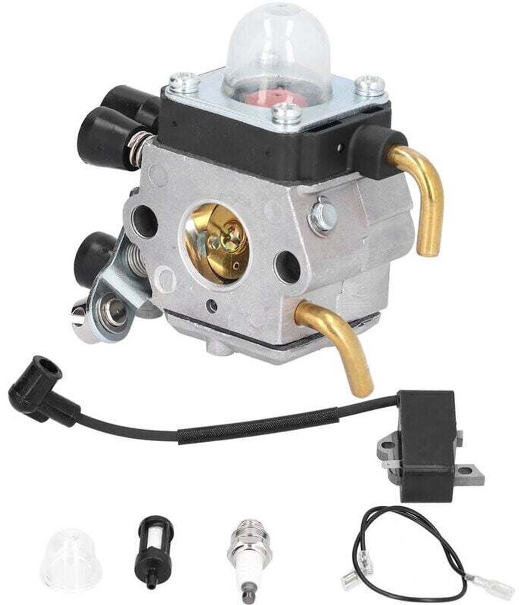 Carburateur, bobine en bougieset geschikt voor STIHL FS75 FS80 FS85 FC85 HT70 HS75 HS80