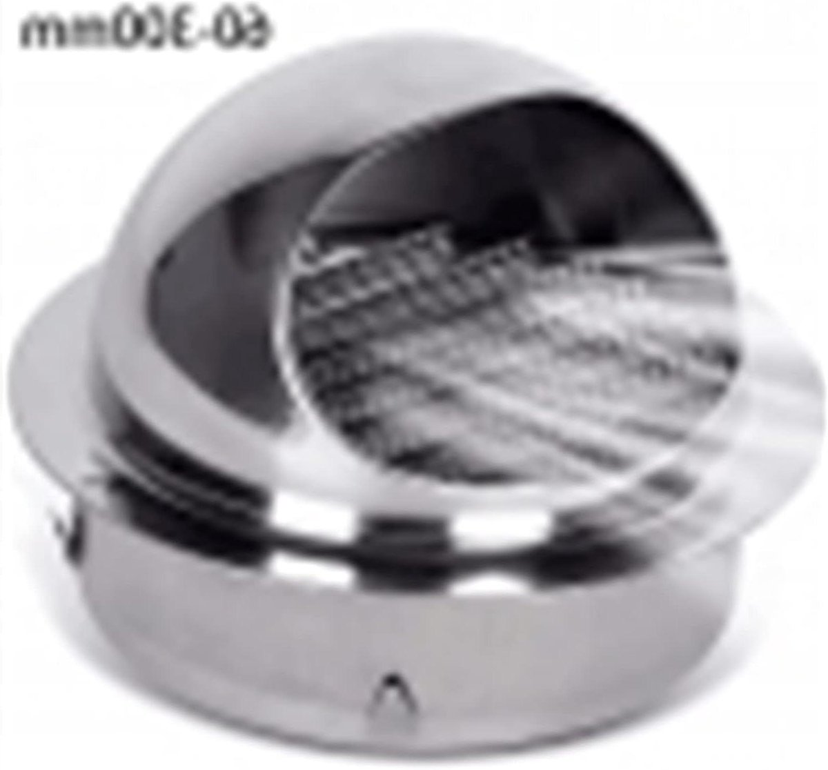 Afdekking ventilatierooster - Wandplafond rooster - Ventilatie buiten - Anti-insecten gaas - 250 mm - Zilver