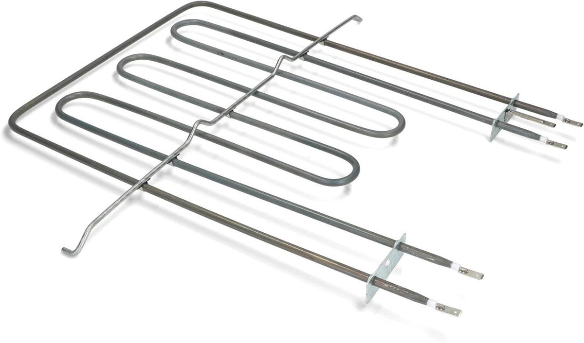 Grillelement Oven Ovenverwarmingselement Bakken en Roosteren Gelijkmatige Warmte 25 x 25 x 3 cm Zilver