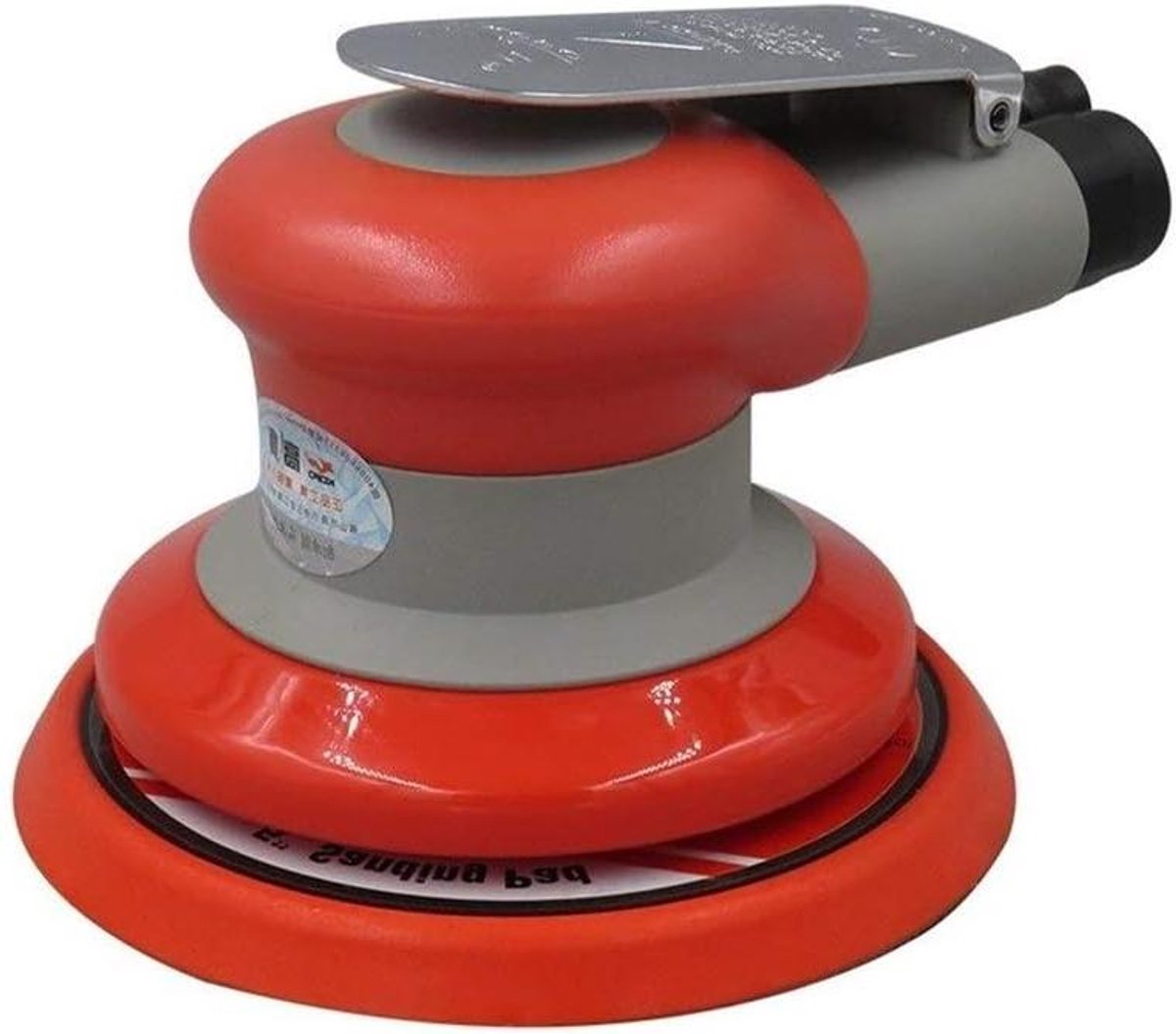 Pneumatische Schuurmachine - Schuurmachine Polijstmachine - Metaal Polijsten - Met Vacuümfunctie - 125mm - Grijs