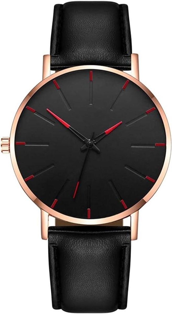 Heren Horloge - Mode Tijdwaarnemer - Dagelijks Gebruik - Ultra Dun Design - N.v.t. - Zwart