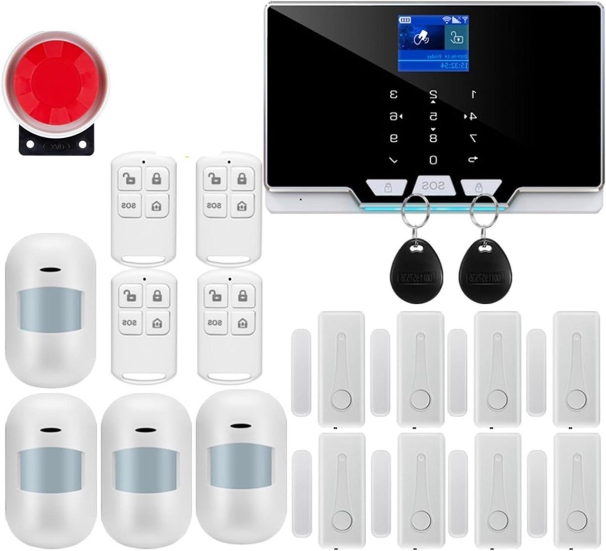 Alarmsysteem - Beveiligingssysteem Huis - Huis Beveiligen - Draadloos GSM Wifi - 1.0 Eenheid - Wit