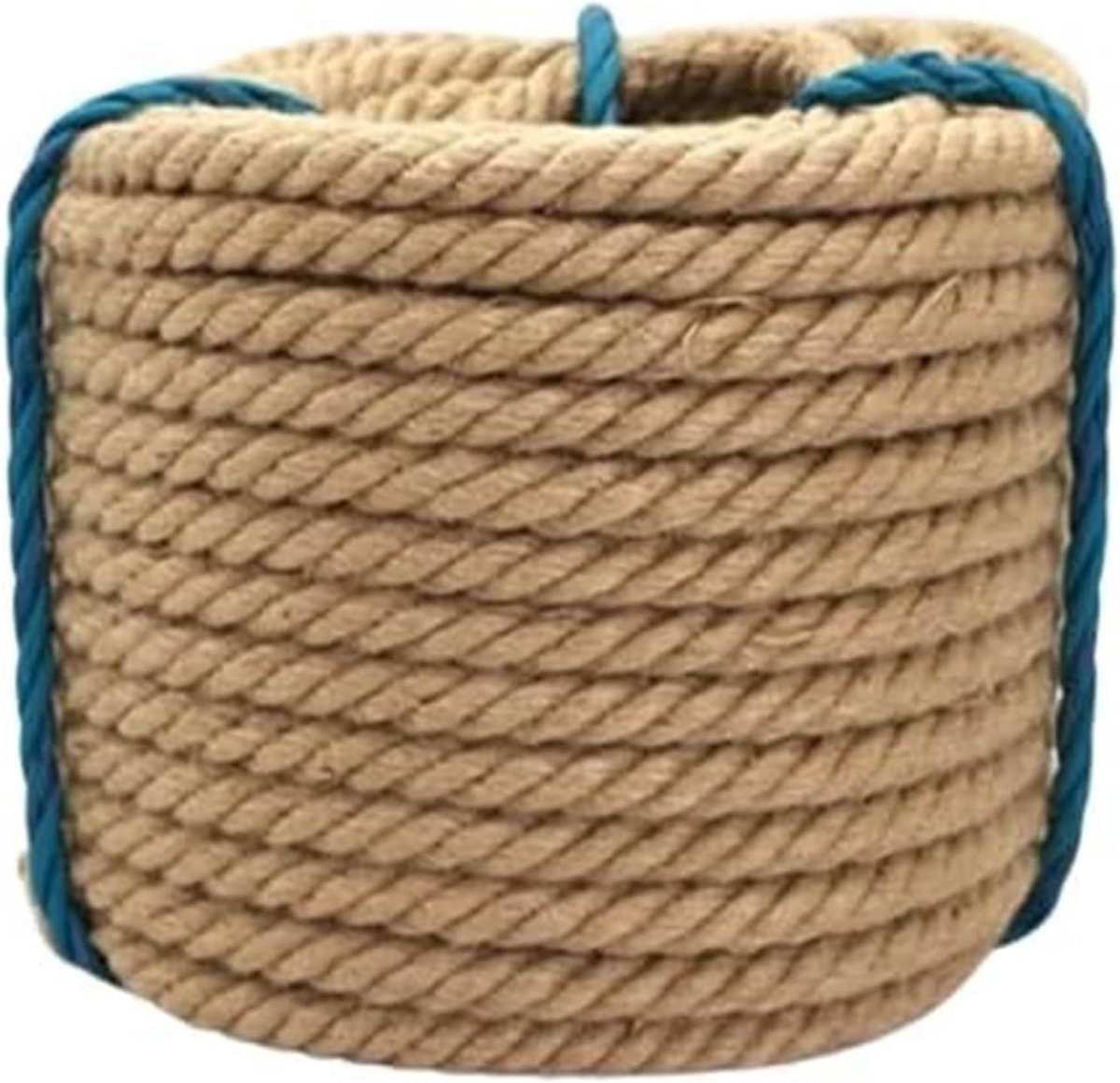 Jute Touw - Natuurlijk Touw - Tuinieren Bundelen - Sterk Touw - 8mm 50M - Bruin