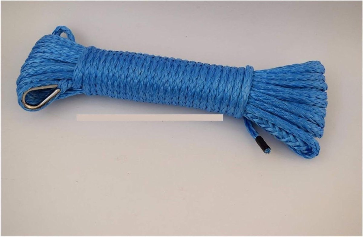Lier Touw - Synthetische Lijn - Voertuigen Verplaatsen - Extreem Licht - 5mm x 15m - Blauw
