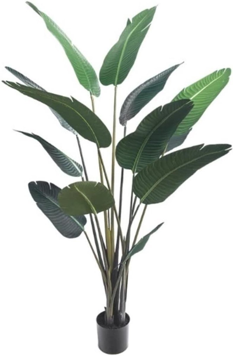 Kunstmatige Banaanboom - Nep Plant Binnen - Decoratie Huis - Natuurlijke Uitstraling - 180