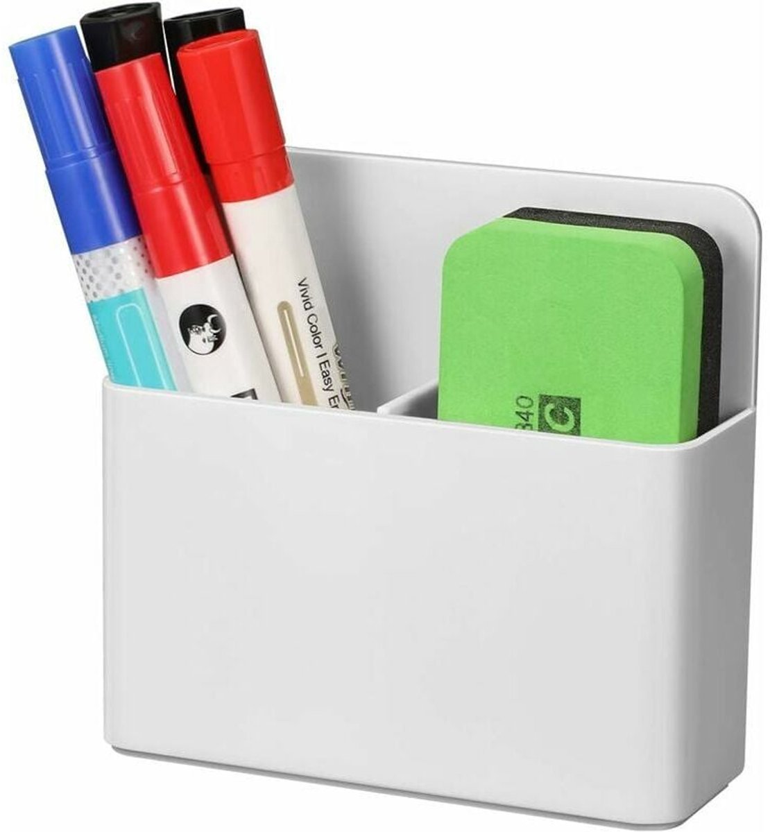 Cuhostki 1 Stuks - Magnetische - Opbergbox - Wit - Kunststof - Voor Kantoor En Thuis