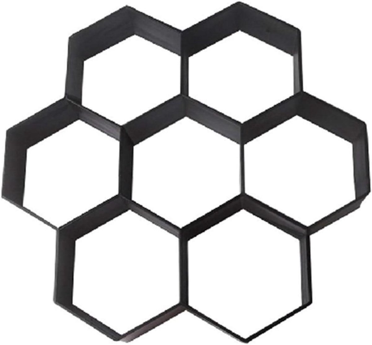 Betonvormen Tuin - Bestrating Mallen - Pad Maken - Herbruikbaar DIY - 40x40cm - Zwart