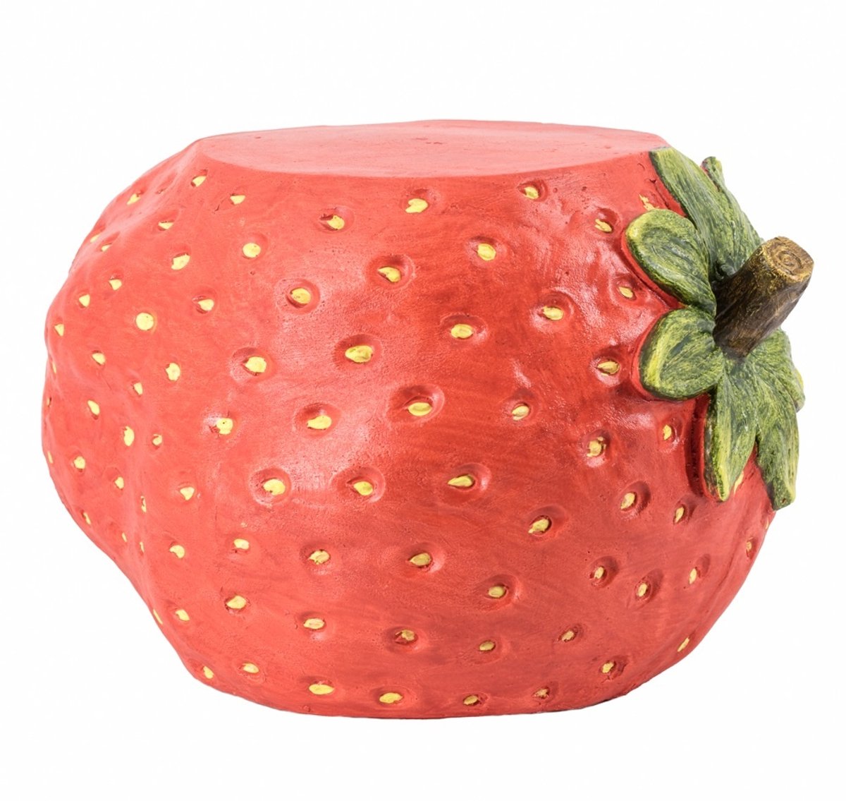 Bijzettafeltje / Kruk Aardbei - 40x32x25.5 cm - Bijzettafel