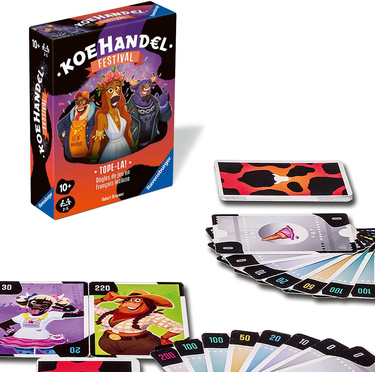 Ravensburger Koehandel Festival - Kaartspel | Snel en Tactisch Onderhandelingsspel — afbeelding 4