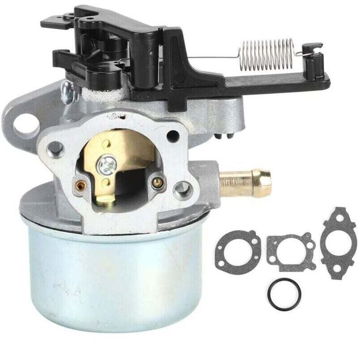 Carburateurrevisieset 595390, inclusief pakking en O-ring, geschikt voor XU-grasmaaiercarburateurs 799154, 595390 en 591137.