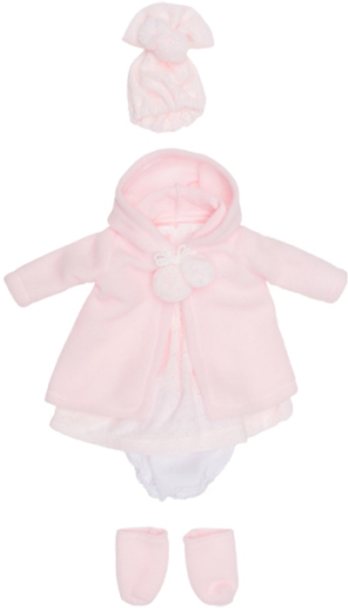 Asi poppenkleding duffeljas roze - poppenjas speelgoed.