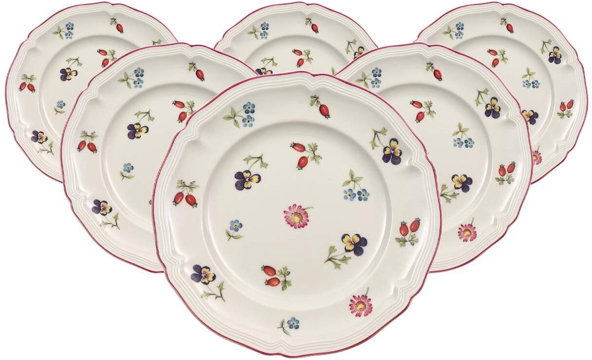 Brotteller Petite Fleur ø 17,4 cm Set van 6