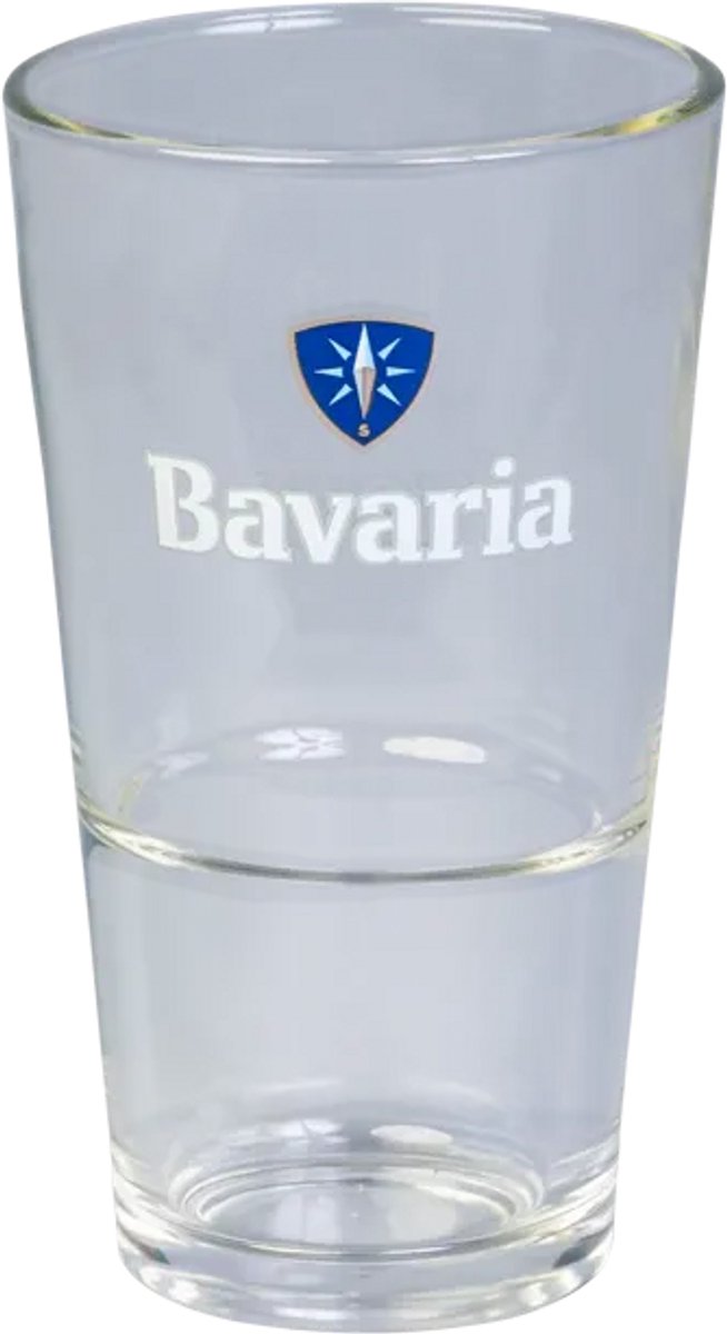Bavaria bierglas vaasje 25cl set van 6 stuks amsterdammertje bier glas glazen bierglazen