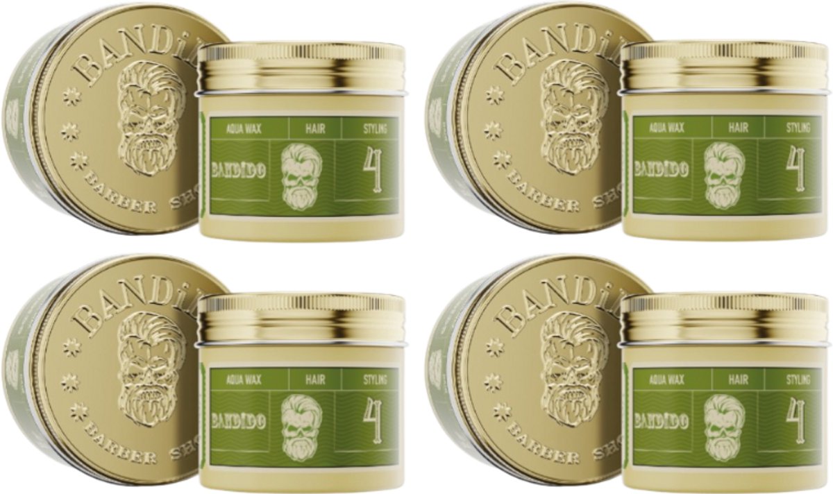 Bandido (4-Pack Green Aqua Haar Wax Light 4 125ml)