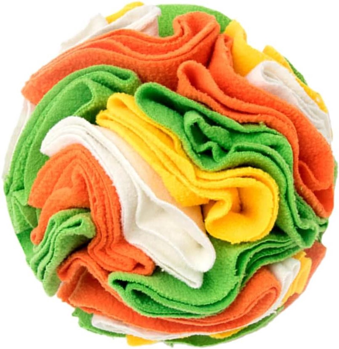 Honden Snuffelbal - Voerbal Hond - Mentale Stimulatie - Stimuleert Natuurlijke Zoekvaardigheden - 15 cm - Meerdere Kleuren