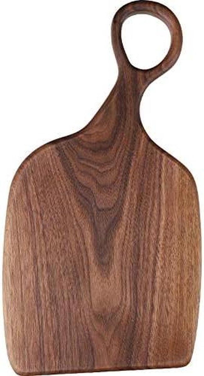 Houten Snijplank - Hakblok Keuken - Voedsel Bereiden - Dubbelzijdig Ontwerp - 20x30cm - Zwart