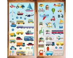 - Voertuig Muurstickers - Bus Stickers Truck - PVC Waterdichte Zelfklevende Muurstickers - Auto Liefhebber Raamdecor - Geschikt voor Auto - Housewarming-cadeau