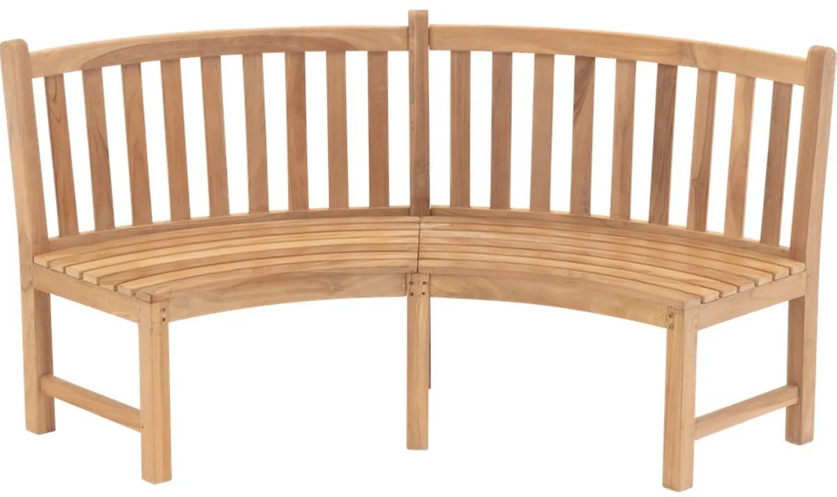 Les - Ronde bank teak 200x53x92cm
