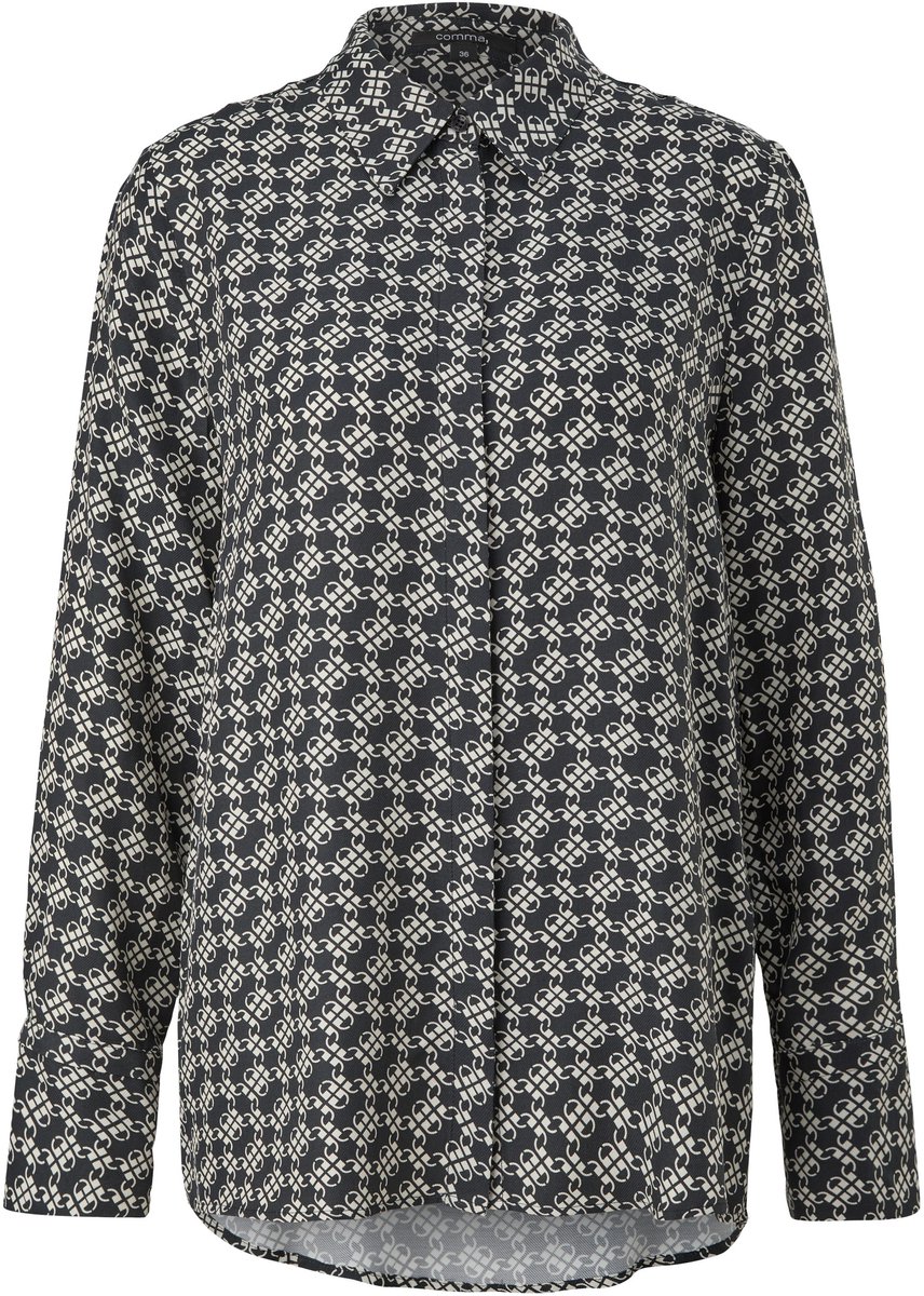 comma - female - Blouse met all-over print