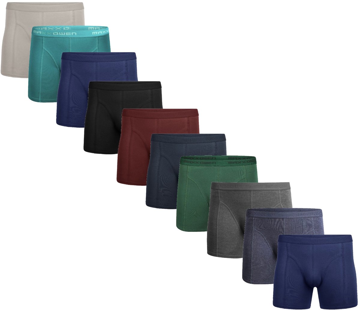 10-pack heren boxershorts Maxx Owen Assorti Maat XXL