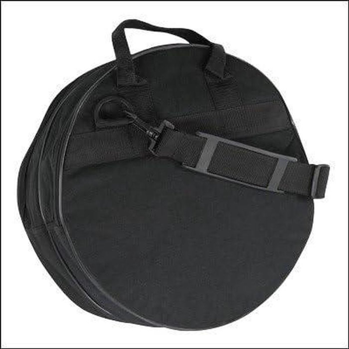 Percussie Tas - Tamboerijn Hoes - Muziek Transport - Gewatteerde Bescherming - 32x9 cm - Zwart