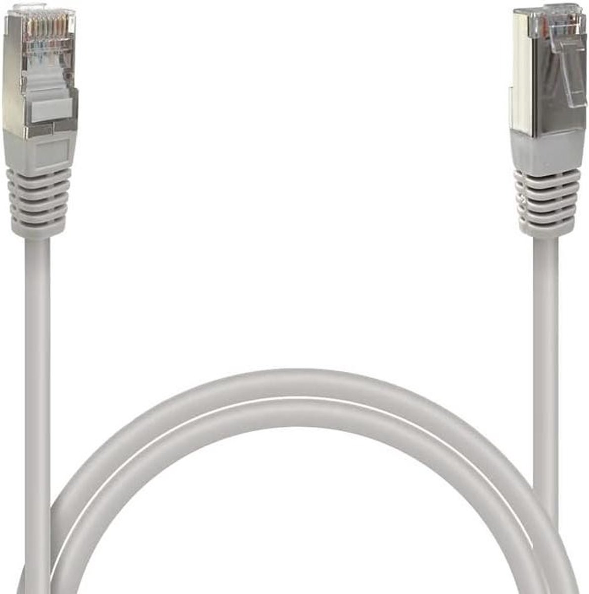 Netwerkkabel - Ethernet kabel - Internet verbinden - Afgeschermd FTP - 1 meter - Beige