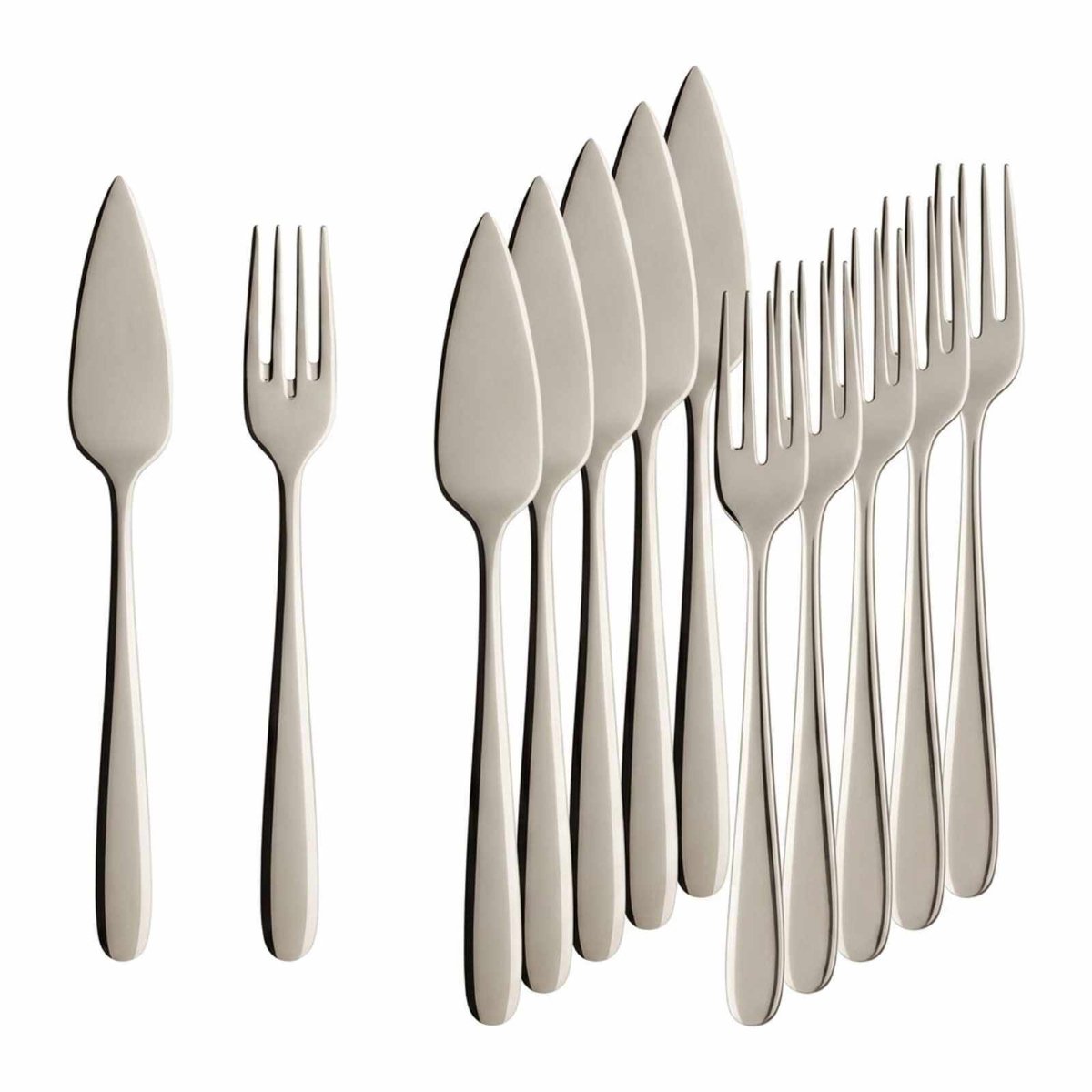Fischbesteck Daily Line Set van 6