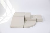HENVAE® Baby Foam Blokken 5-delige Speelset - Glijbaan - Baby - Baby Speelgoed 6 maanden - Zachte blokken Baby - Montessori Speelgoed - Speelgoed 1 jaar - Educatief Speelgoed - Stapelblokken - Sensorisch Speelgoed - Speelblokken - Klimblokken Baby