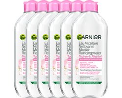 Garnier SkinActive Micellair Reinigingswater voor de Gevoelige Huid – Milde Gezichtsreiniging – Zachte Make-Up Remover - 6 x 400ml
