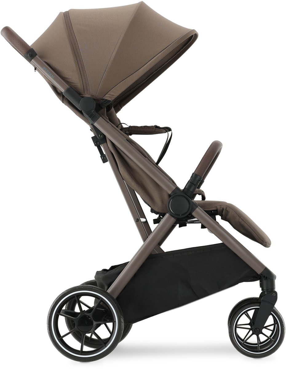 Deryan Rolo XL Buggy - Lichtgewicht Plooibuggy - Inklapbaar - Hazel thumbnail 6