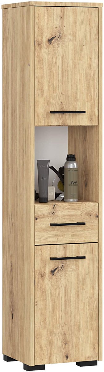 Kolomkast voor Badkamer FIN / AKORD Furniture Factory / Artisan Eik / 30 x 140 x 30 cm