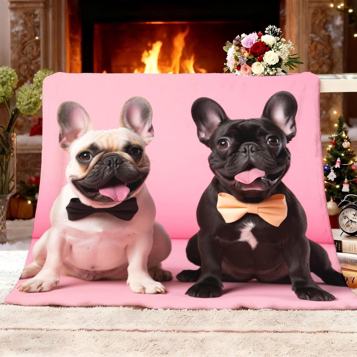Bankdeken Flanel - Knuffeldeken Woondeken - Gezelligheid Thuis - Zachte Microvezel - 100 x 130 cm - Roze