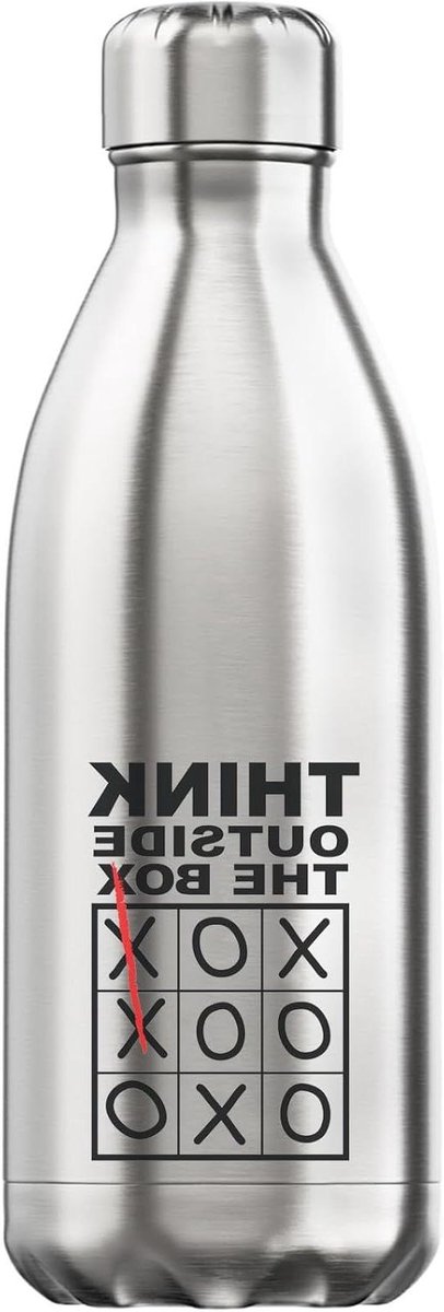 Thermosfles - Drinkfles Isolerend - Dranken Warm Houden - Vacuüm Geïsoleerd - 350 ml - Zilver