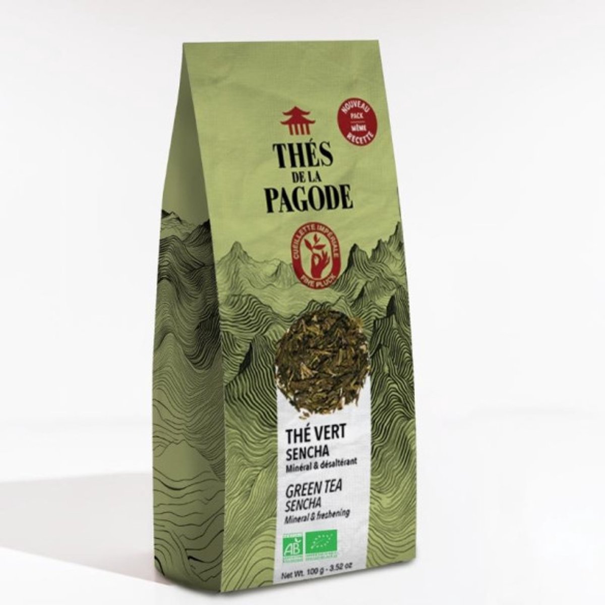 Thés de la Pagode - Groene thee Sencha - Losse Thee - Biologische thee (50 gram)