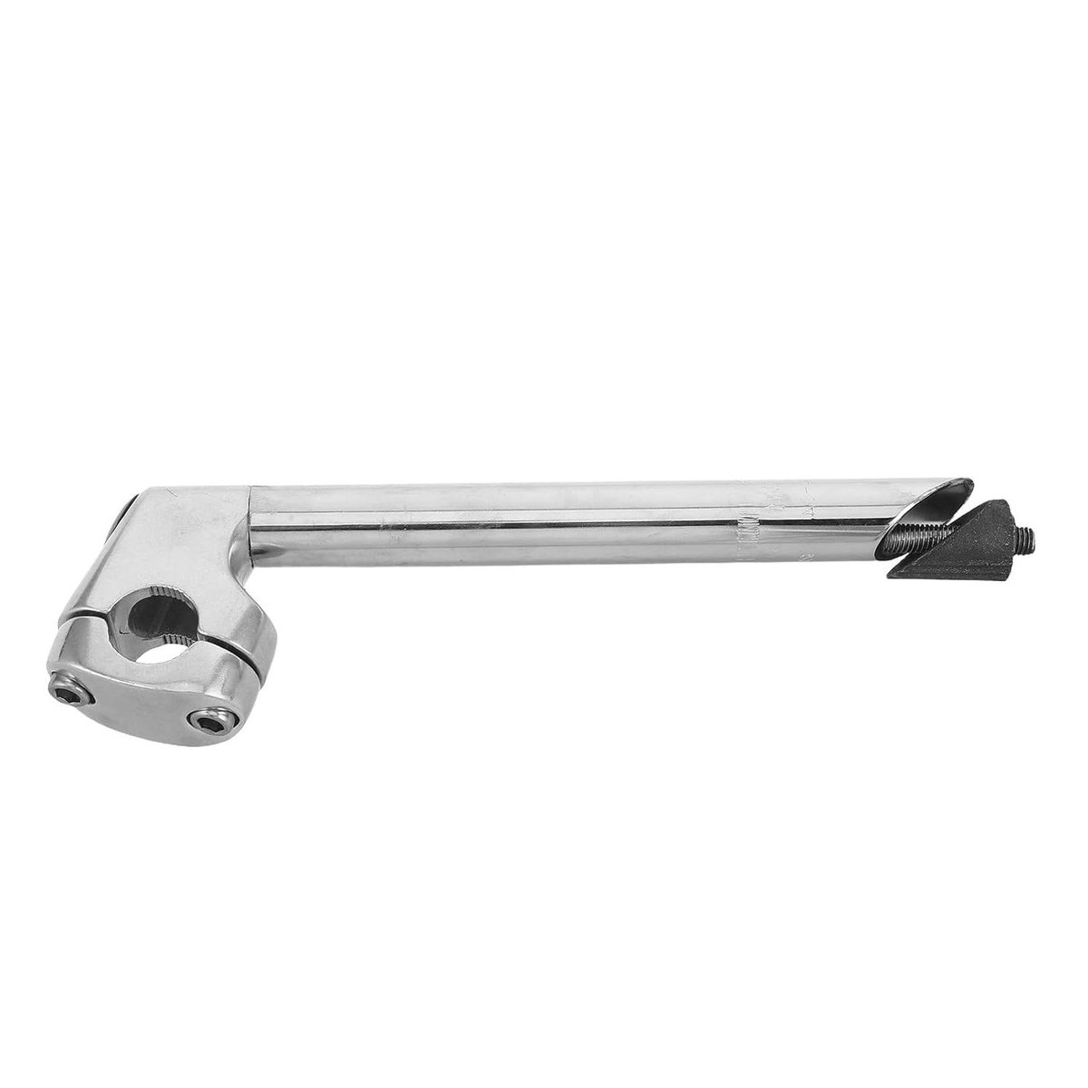 Fietsstuurpen - Stuurverhoger Fiets - Comfortabel Fietsen - Zwanenhalsontwerp - 24 cm - Zilver