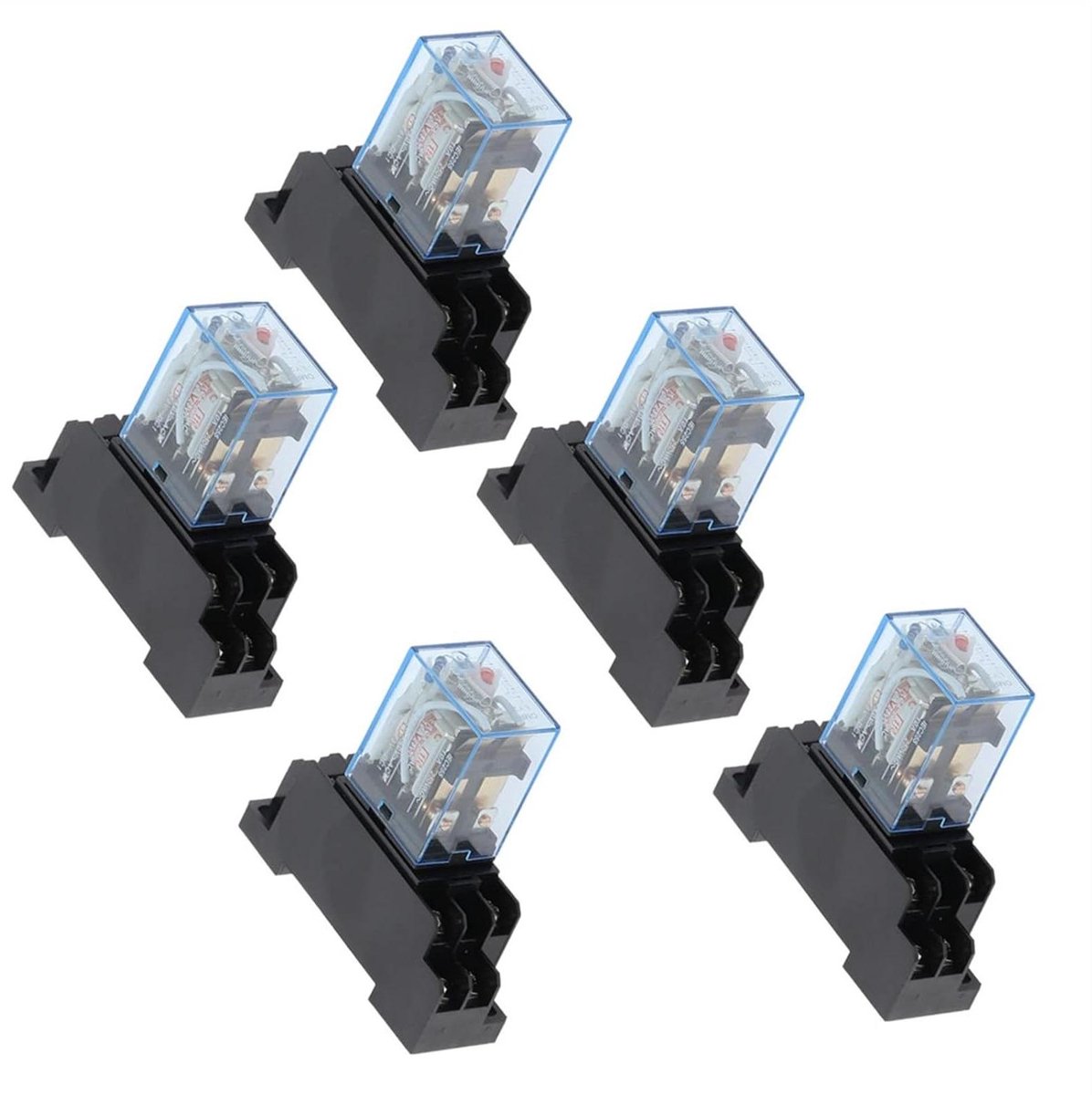 Elektromechanische Relais - Relais Set - Industriële Besturing - Gering Formaat - 10A 8 Pin - Niet gespecificeerd