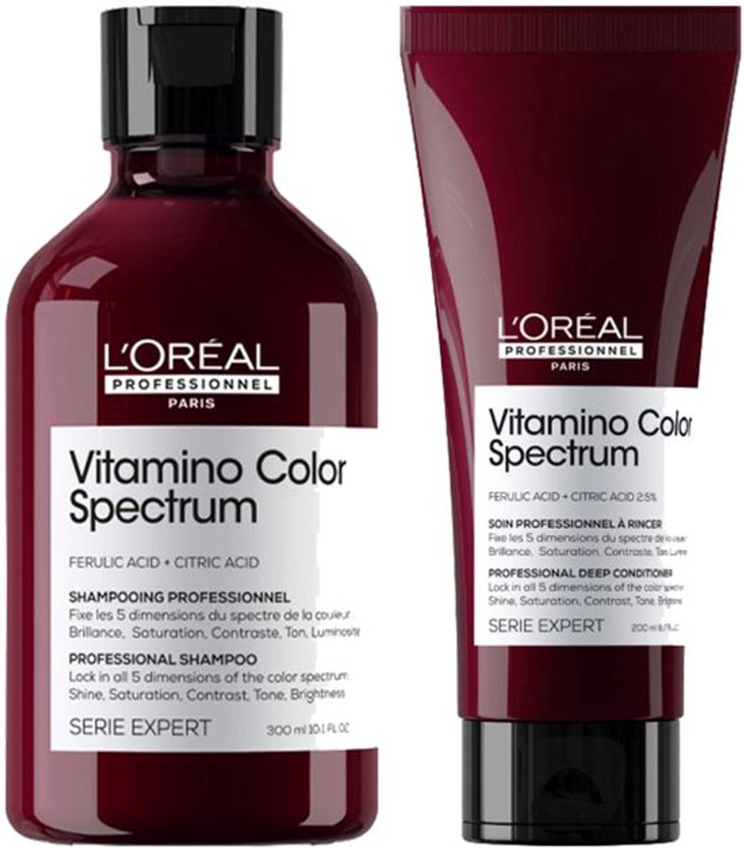 L'Oréal Professionnel Vitamino Color Spectrum Set - Shampoo 300ml + Conditioner 200ml