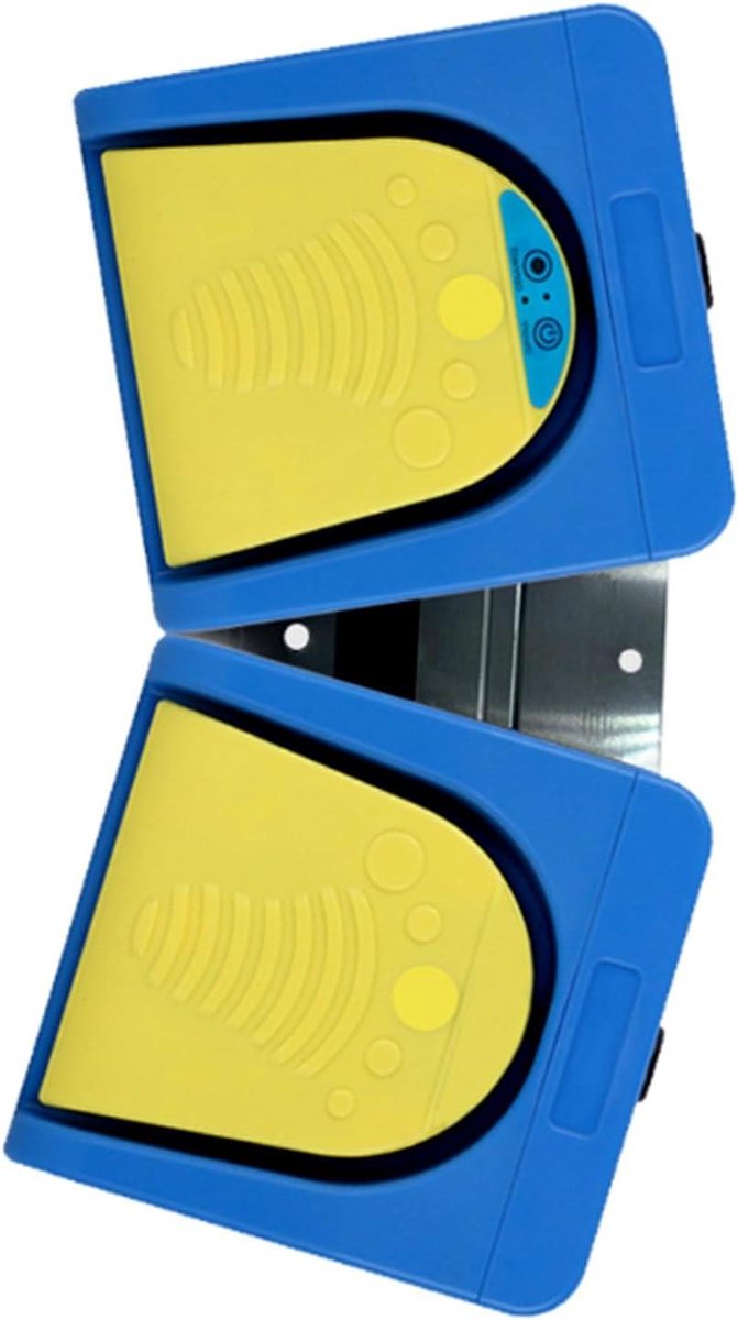 Voetpedaal Dubbel - Voetschakelaar Controller - Computer Bediening - Programmeerbare Functies - 255x150x40mm - Zwart