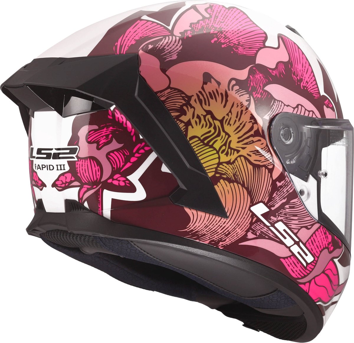 LS2 FF820 Rapid III Poppies Helm - Maat M (57/58) - – foto 8